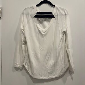 cabi | Around The Clock Athleisure Casual Cutout Knit | Medium